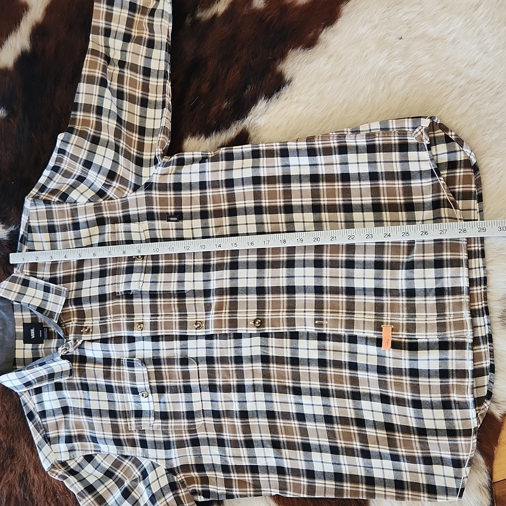 Vans mens flannel button-down - Picture 5 of 6